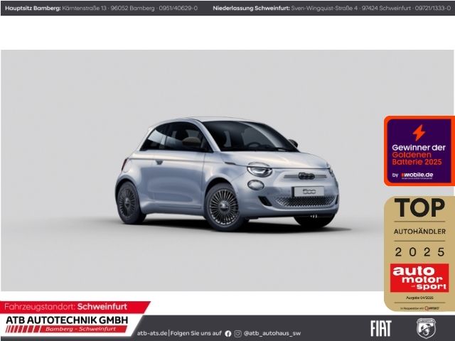 Fahrzeugabbildung Fiat 500e ICON + Komfortpaket 42 kWh PDCv+h Rückfahrk