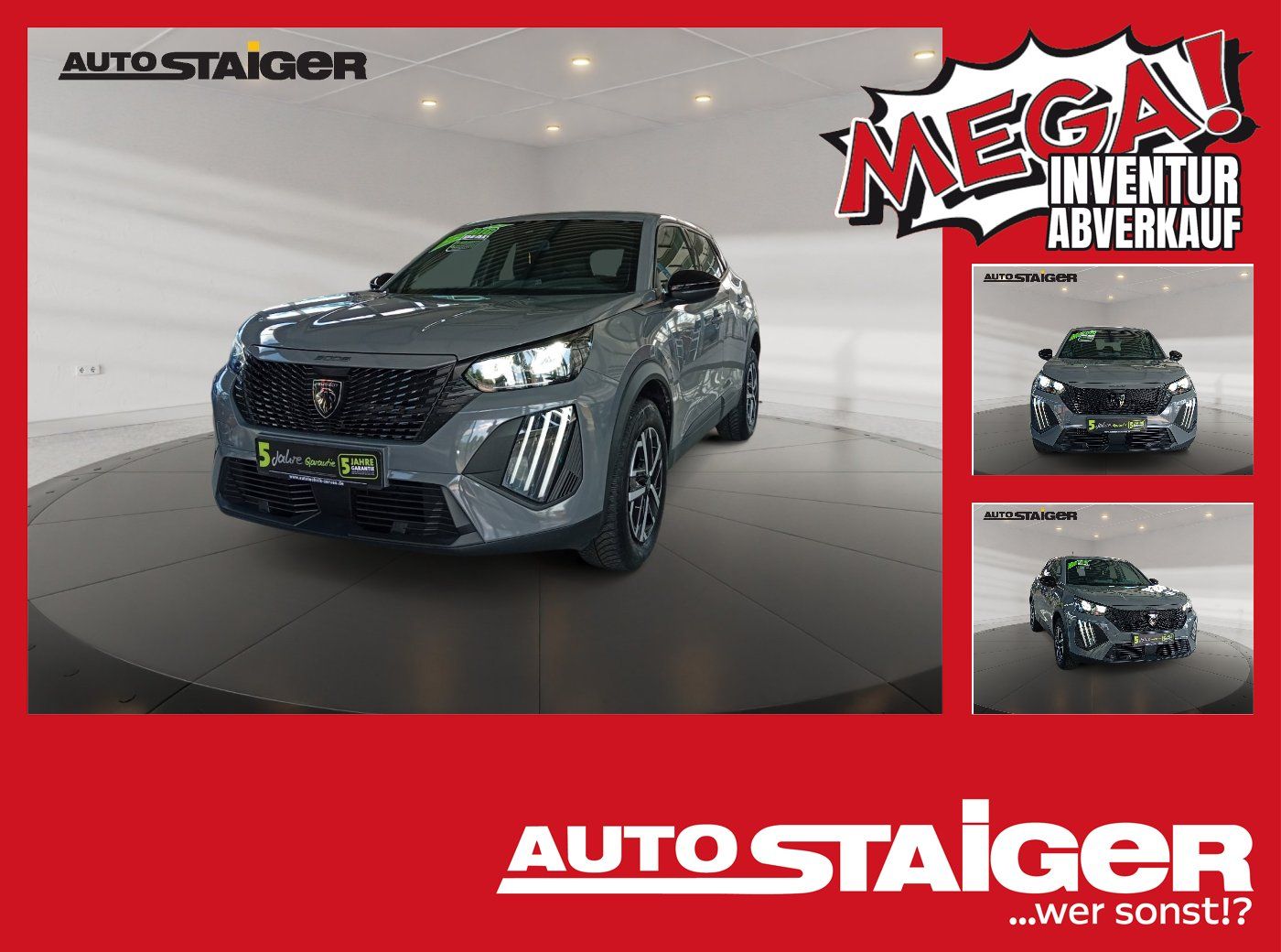 Peugeot 2008 Active LED+KlimaA+PDC+Facelift+SpurH