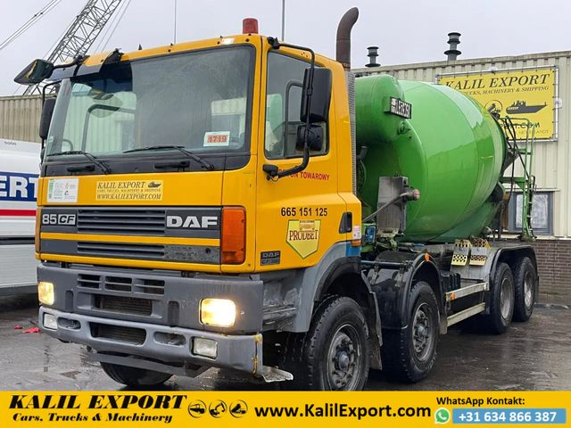 DAF CF 85.380 Concrete Mixer 8x4 9 CBM Spring Suspen