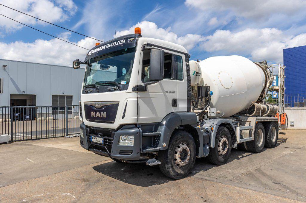 MAN TGS 32.360 BB+STETTER 9m3