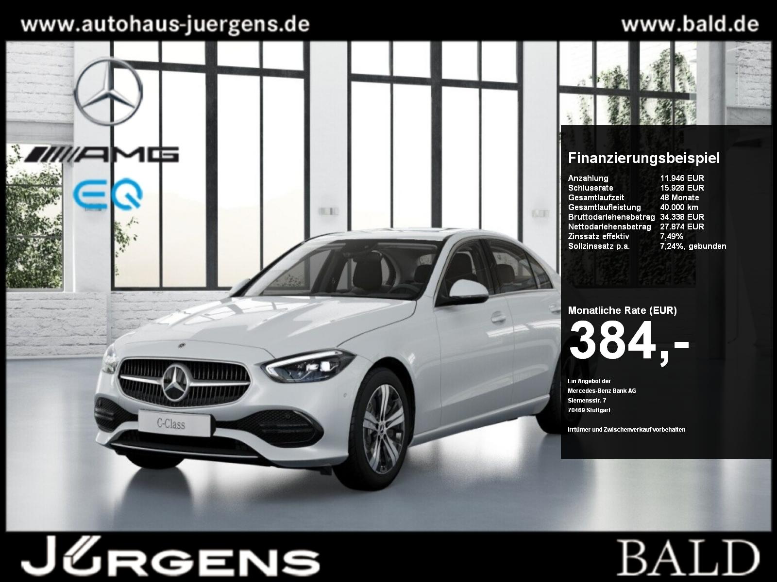 Mercedes-Benz C 300 d Avantgarde/LED/Cam/SHD/Stdhz/THERMATIC