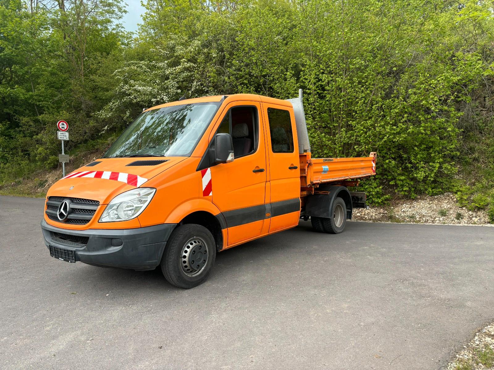 Mercedes-Benz Sprinter DoKa 513 3-Seiten-Kipper-Meiller AHK