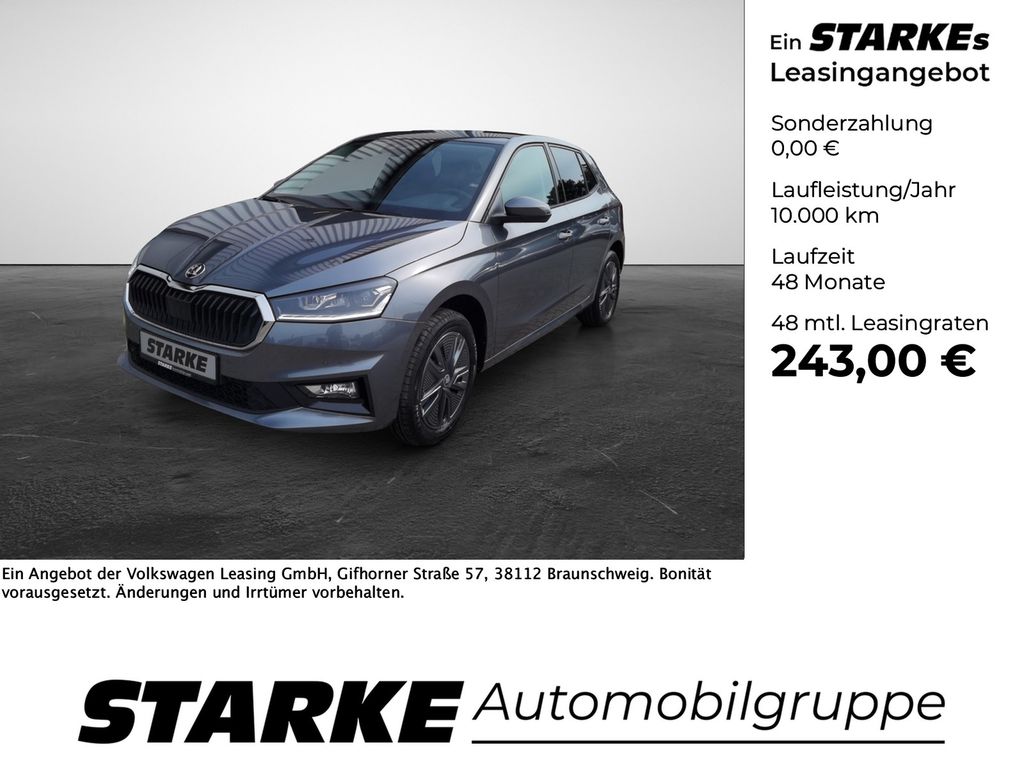 Fabia 1.0 TSI Selection  LED Kamera PDC LM Tempo