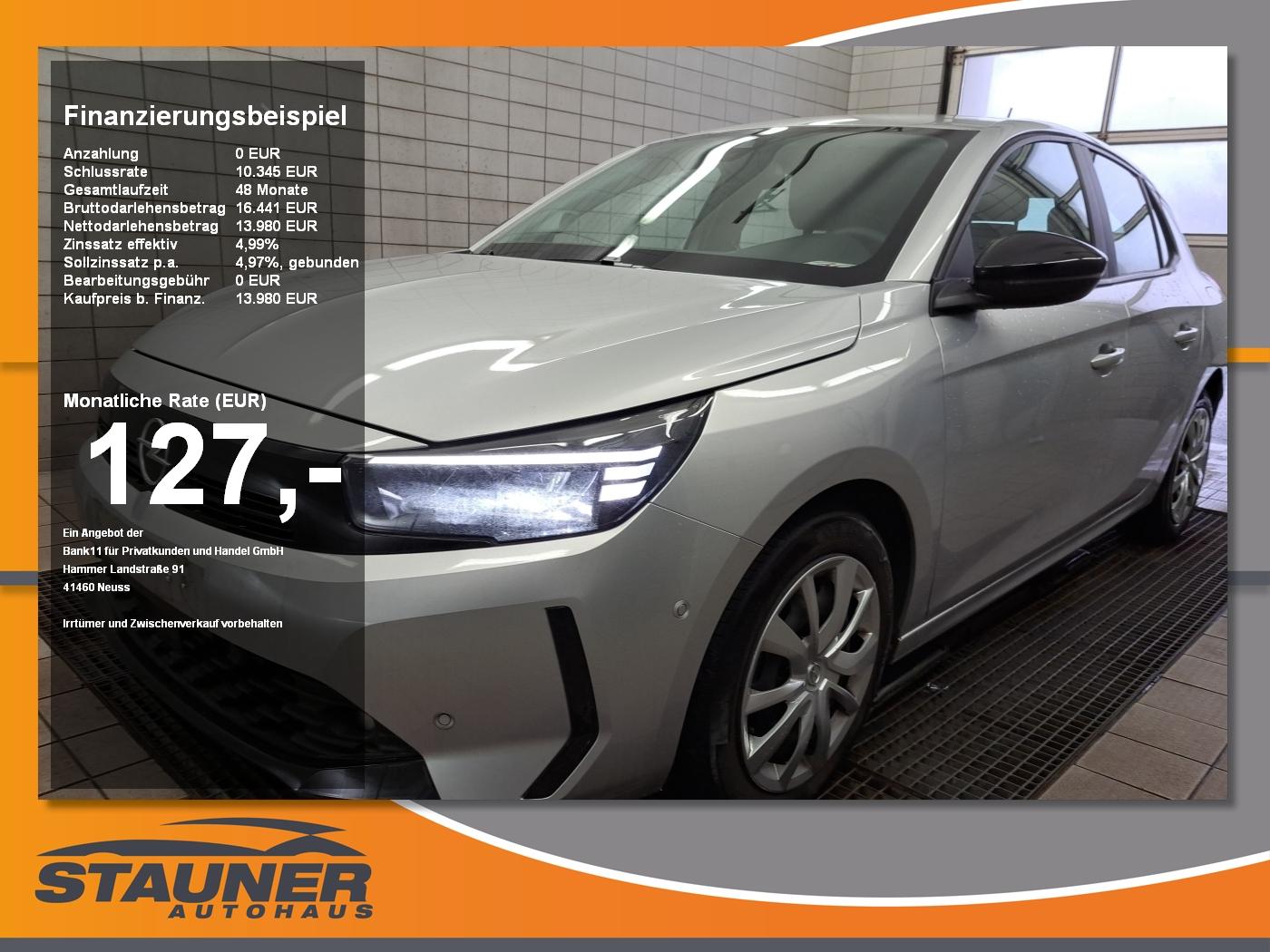 Opel Corsa F 1.2 Turbo Edition LED SHZ PDC