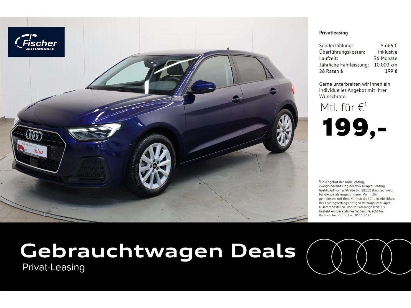 Audi A1 Sportback 30 TFSI Advanced S-Tronic LED/SH