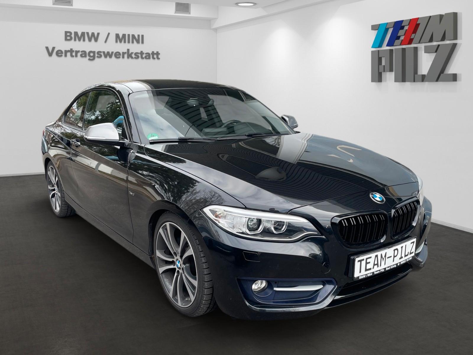 BMW 220i Coupe Navi Schalter "18" tiefer