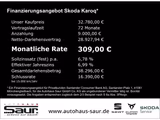 Skoda Karoq Selection 1.5 TSI DSG AHK KLIMA SHZ SMART  - Skoda Karoq mit Benzin-Antrieb: Weiß