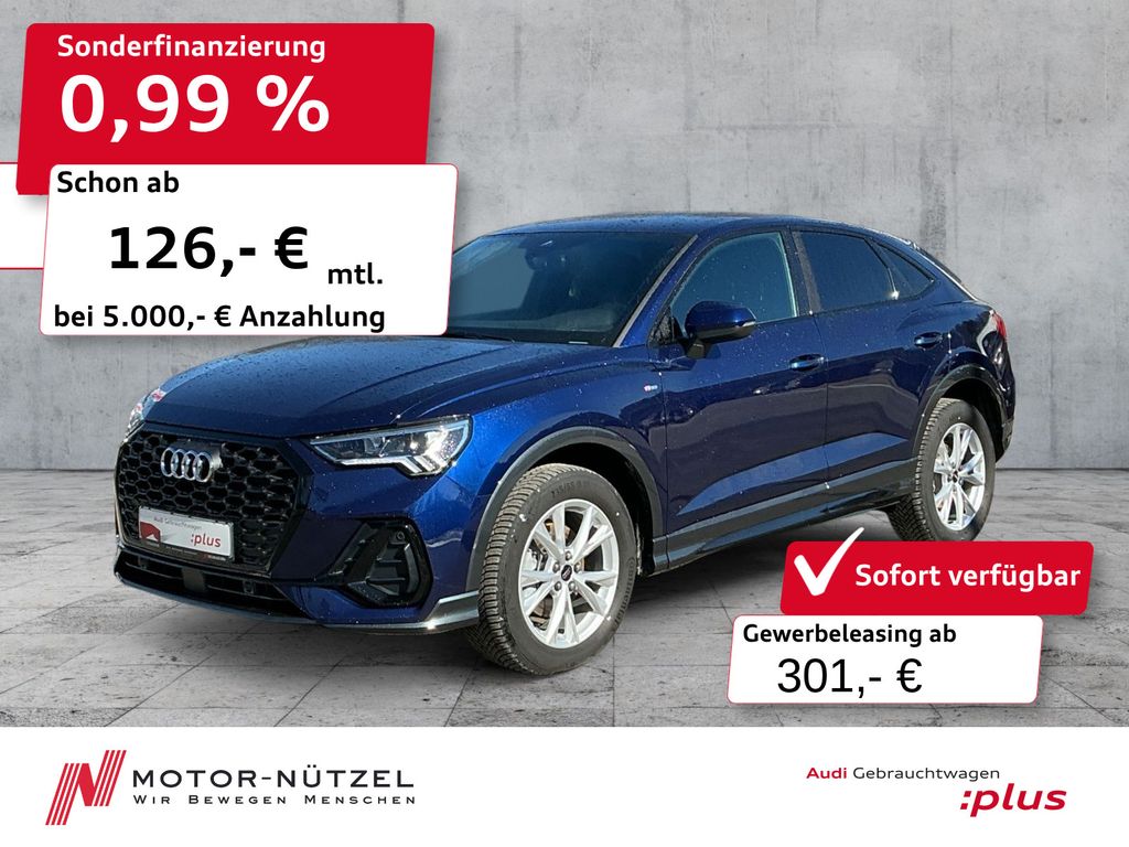 Audi Q3 Sportback 35 TDI S-TR S-LINE LED+NAVI+RFK+ACC