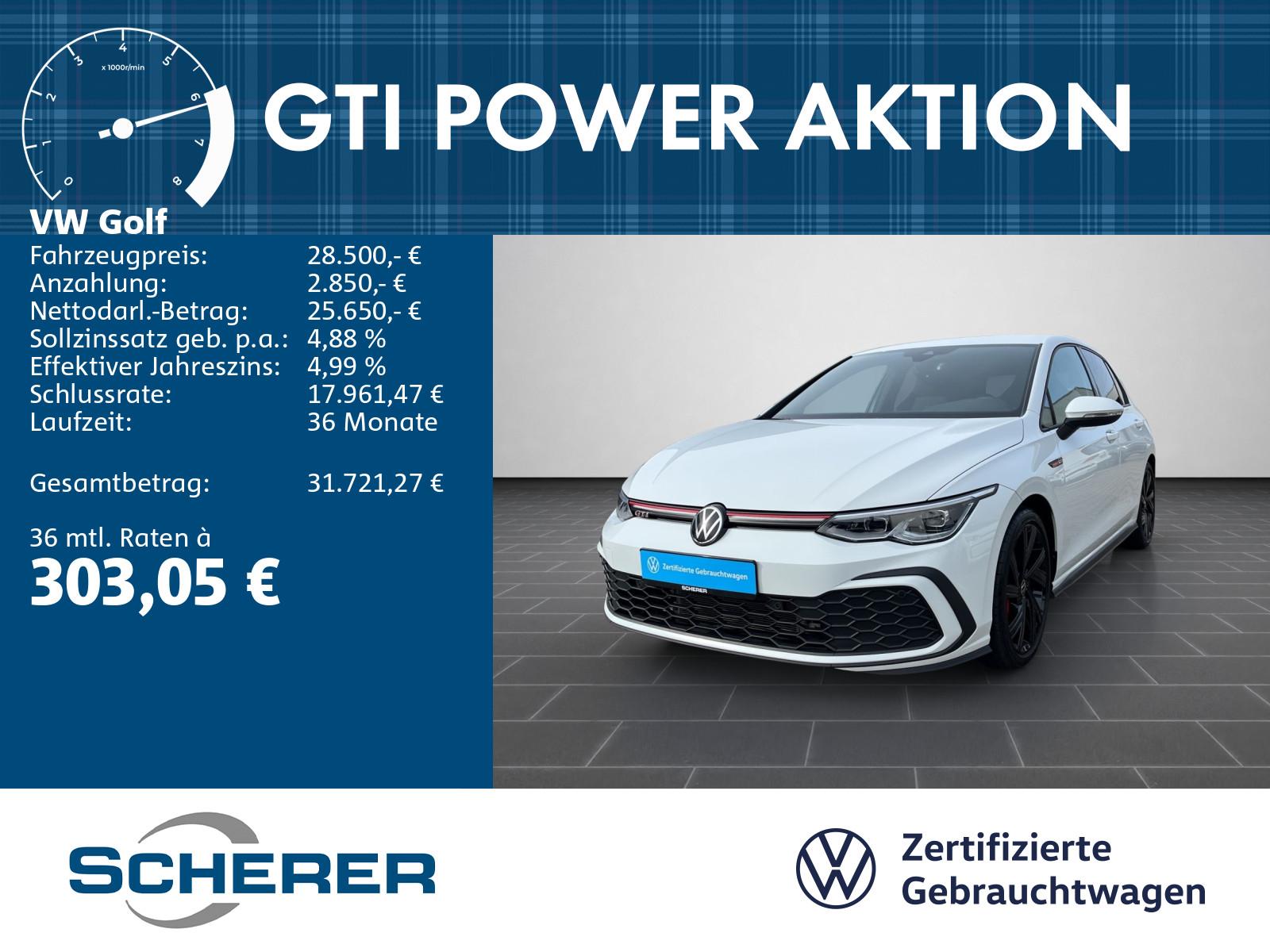 Volkswagen Golf VIII 2.0 TSI GTI DSG NAVI/LED/AHK/SItzheizu