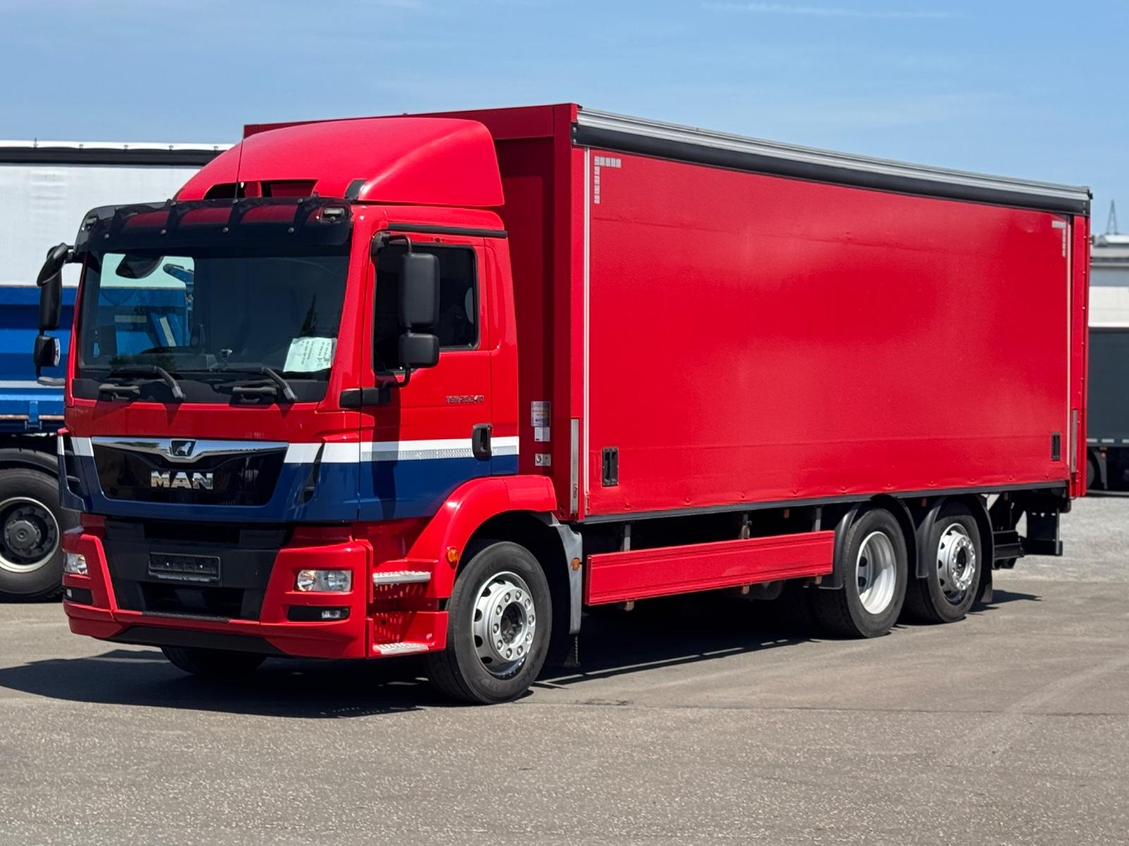 MAN TGM 26.340 L / LBW / 2xAHK / LENKACHSE / 18 PAL