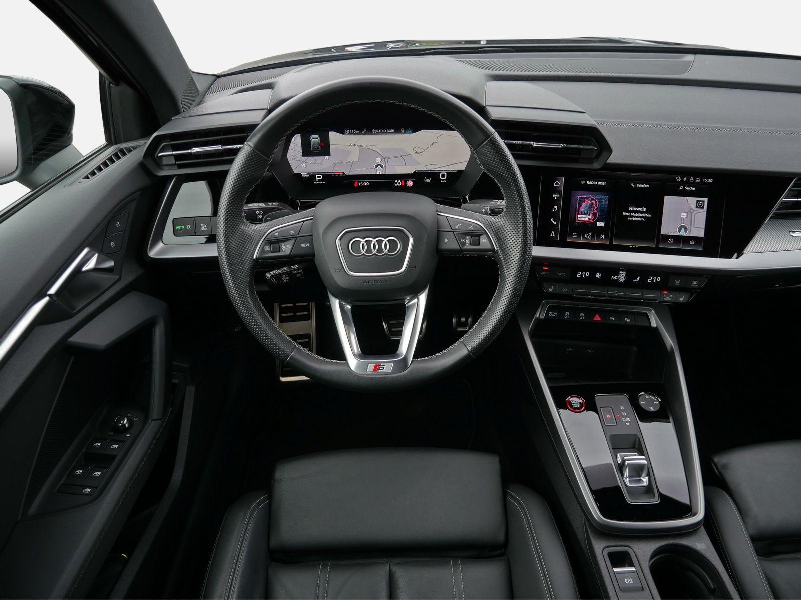 Audi S3 Sportback TFSI quattro Matrix*Schwarz*RFK*ACC, миниатюра 8