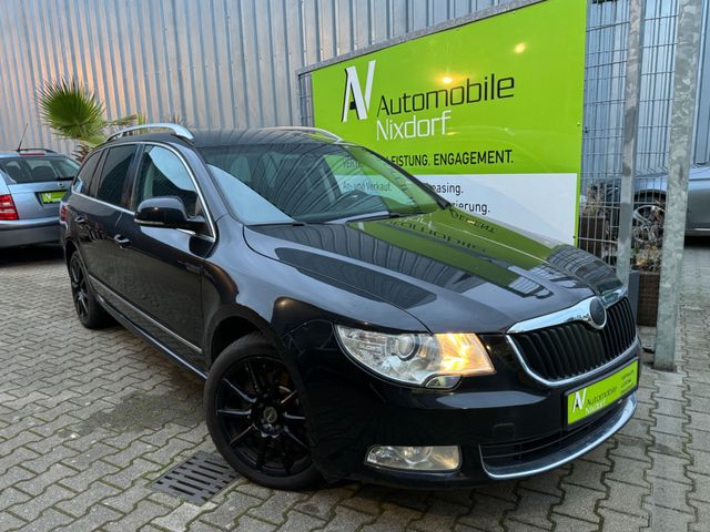 Skoda Superb Combi Eleg. 3.6l V6 4x4, AHK, SHZ, Navi