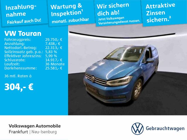 Volkswagen Touran Highline 2.0 TDI DSG Navi LED Heckleuchte