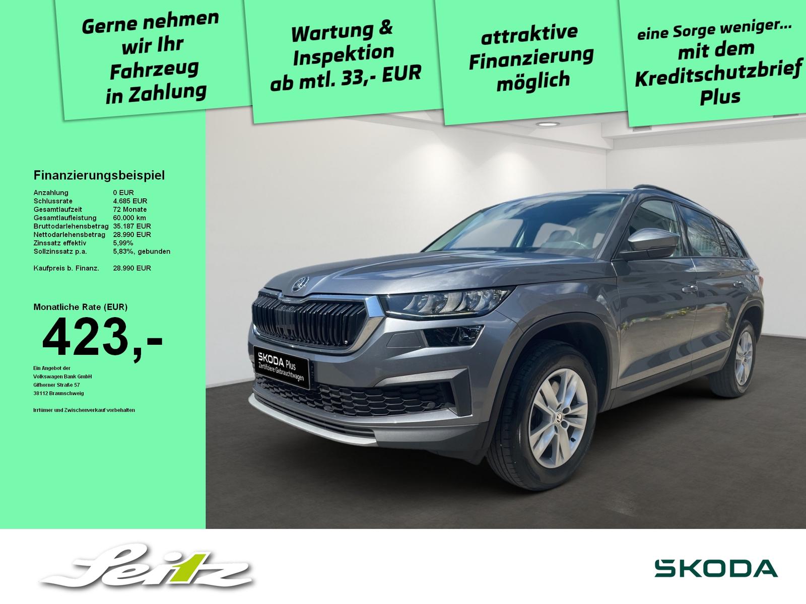 Skoda Kodiaq 2.0 TDI 4x4 Ambition *7S*AHK*NAVI*