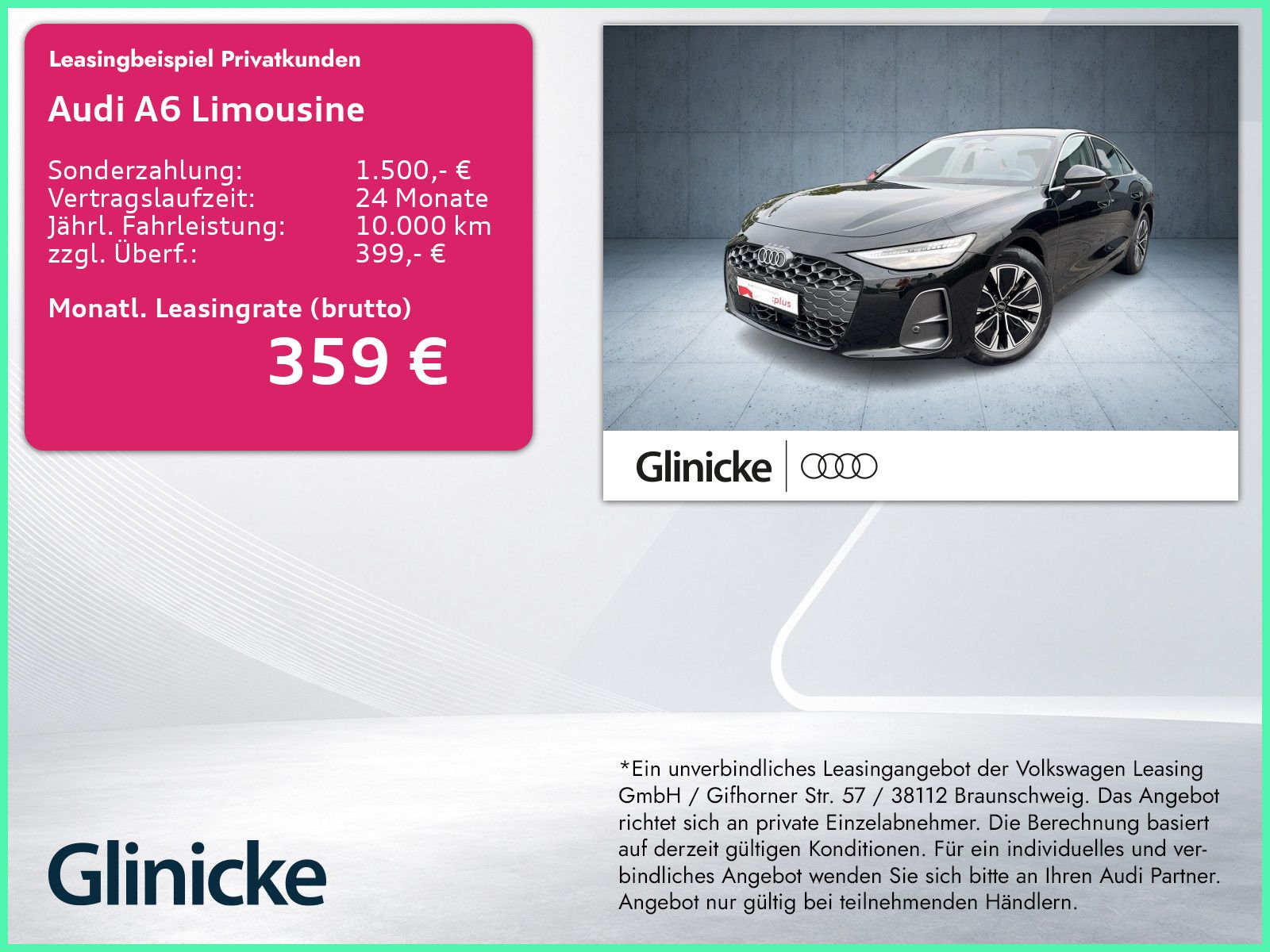 Audi A6 Limousine TDI SportSitz/Memory/Tech+/ACC/Nav/