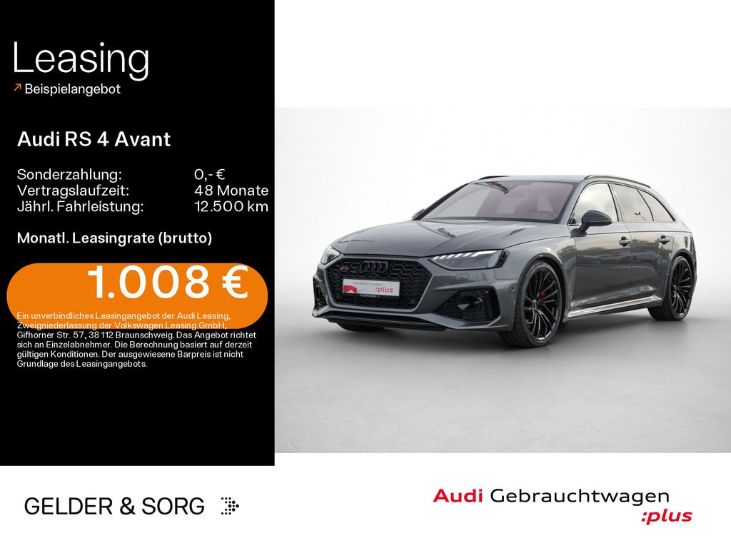 Audi RS 4 Avant quattro 280km/h*B&O*Massage*HuD*360°