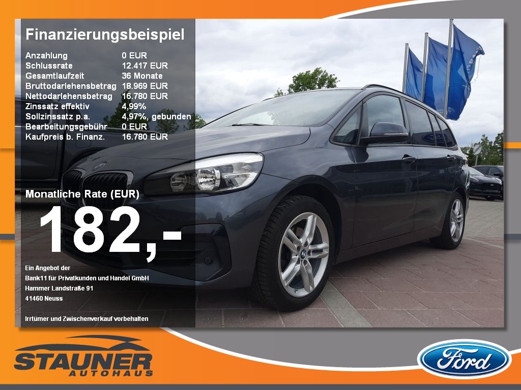 BMW 216d Gran Tourer Advantage Navi SHZ Tempomat