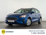 Ford Focus 1.0 EcoBoost Trend S/S TEMP+BLUETOOTH+BC - mit Benzin-Antrieb: Blau, Stoff, Kombi, mit Klimaanlage, Bluetooth