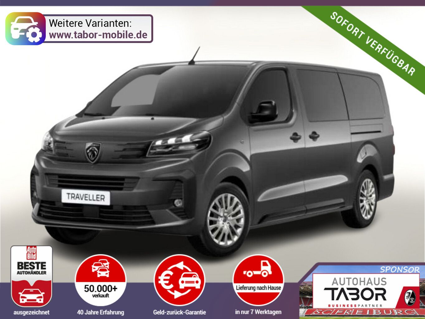 Peugeot Traveller L3 Active 9S AHK SHZ 2xKlima Nav Kam
