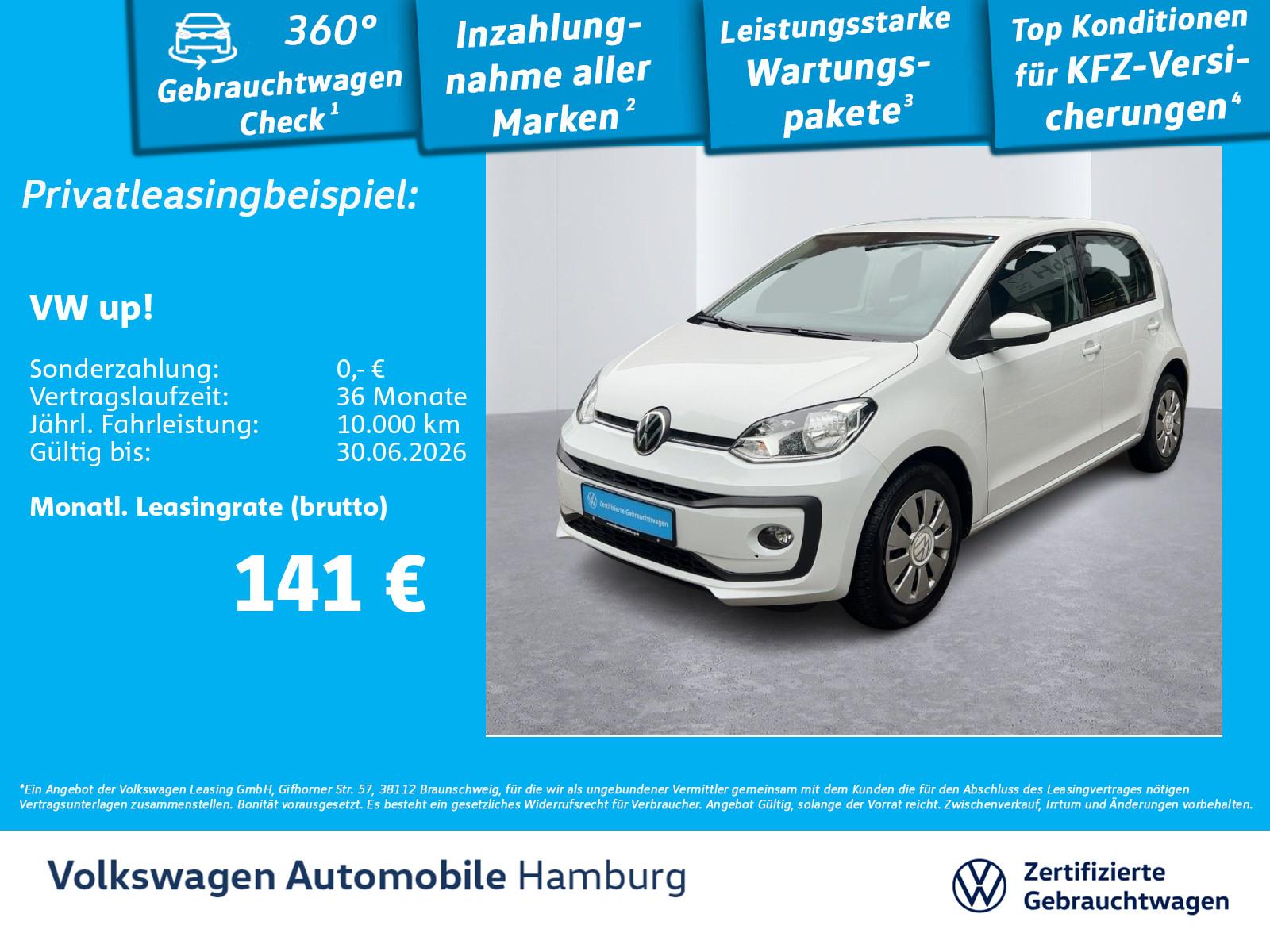 Volkswagen up! 1.0 move up Sitzheizung  maps & more Klima