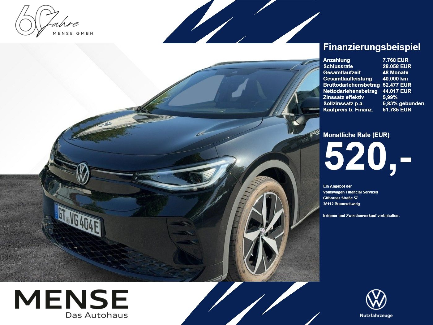 Volkswagen ID.4 GTX 4MOTION 79 kWh 1-Gang-Automatik Matrix