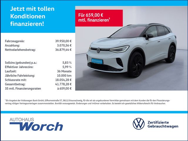 ID.4 GTX 4Motion 250kW NAVI+KAMERA+PARKLENK