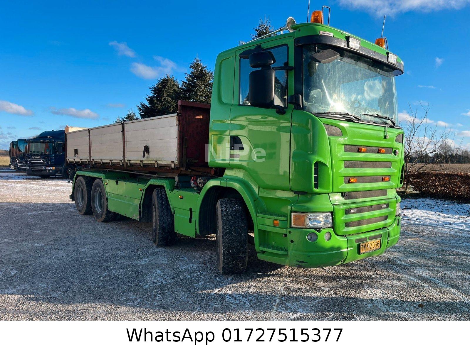 Scania R 500 V8 8x4 Drei-Seiten KIPPER / Container