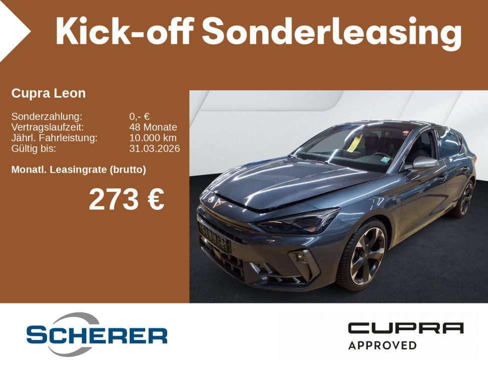 Cupra Leon 2.0 TDI DSG LED NAVI ACC RFK EPH