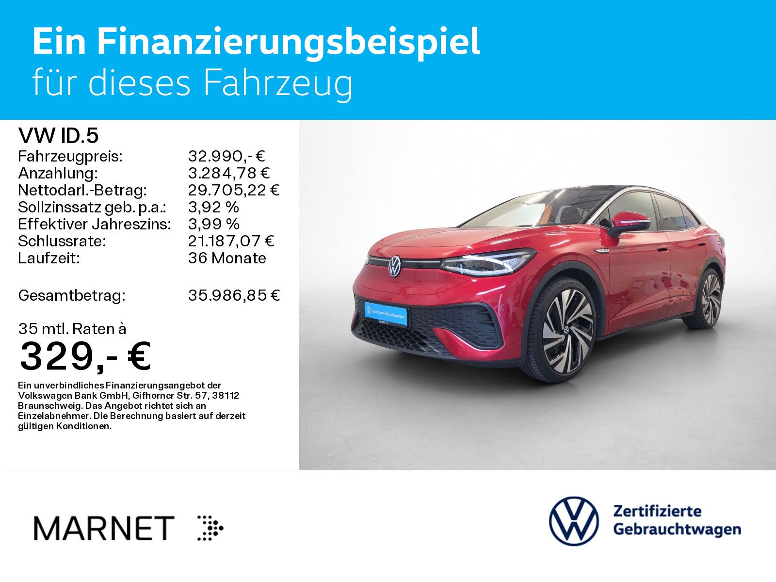 Volkswagen ID.5 Pro Performance Navi*Wärmep.*AHK*IQ-Light*E imagem 2