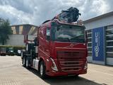 Volvo FH 540 6x4 Langholztransporter Kran + Anhänger - Stationärer Kran
