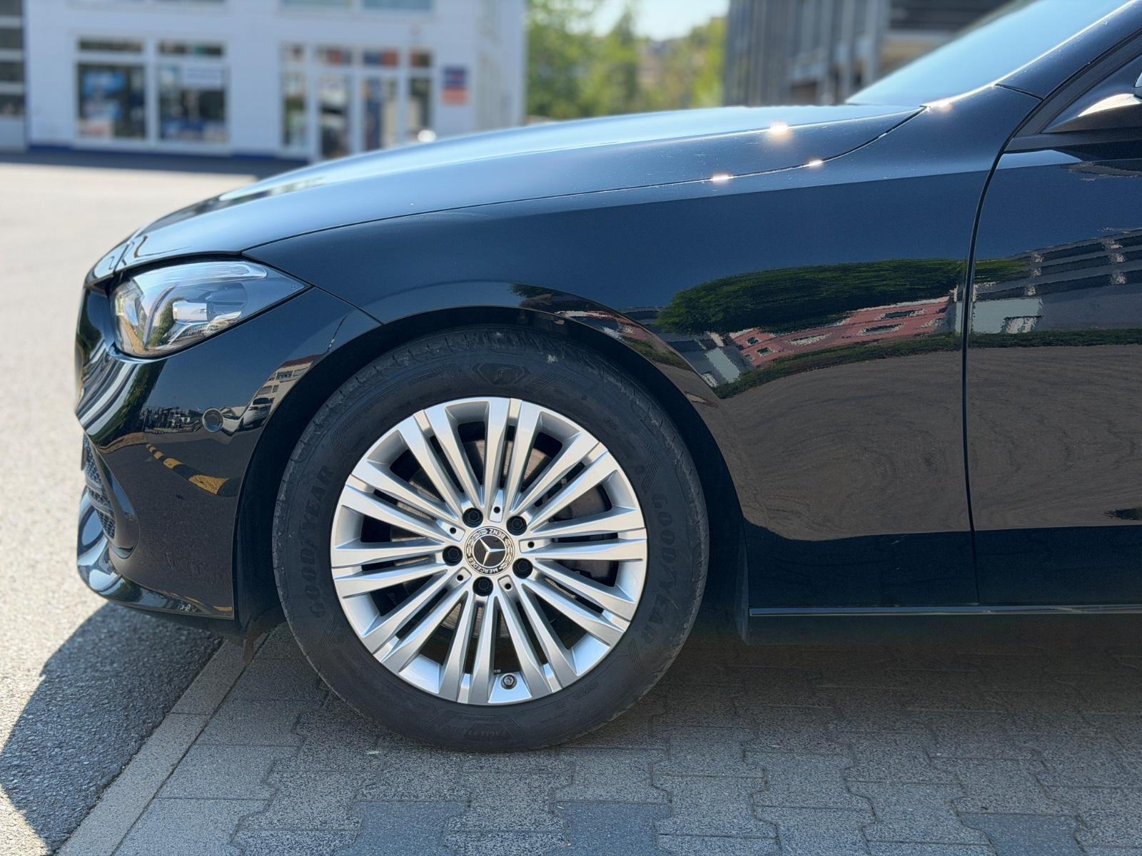 Mercedes-Benz C-Class d T 9G-Tronic Distronic Kamera Spur Tot-Ass, миниатюра 13