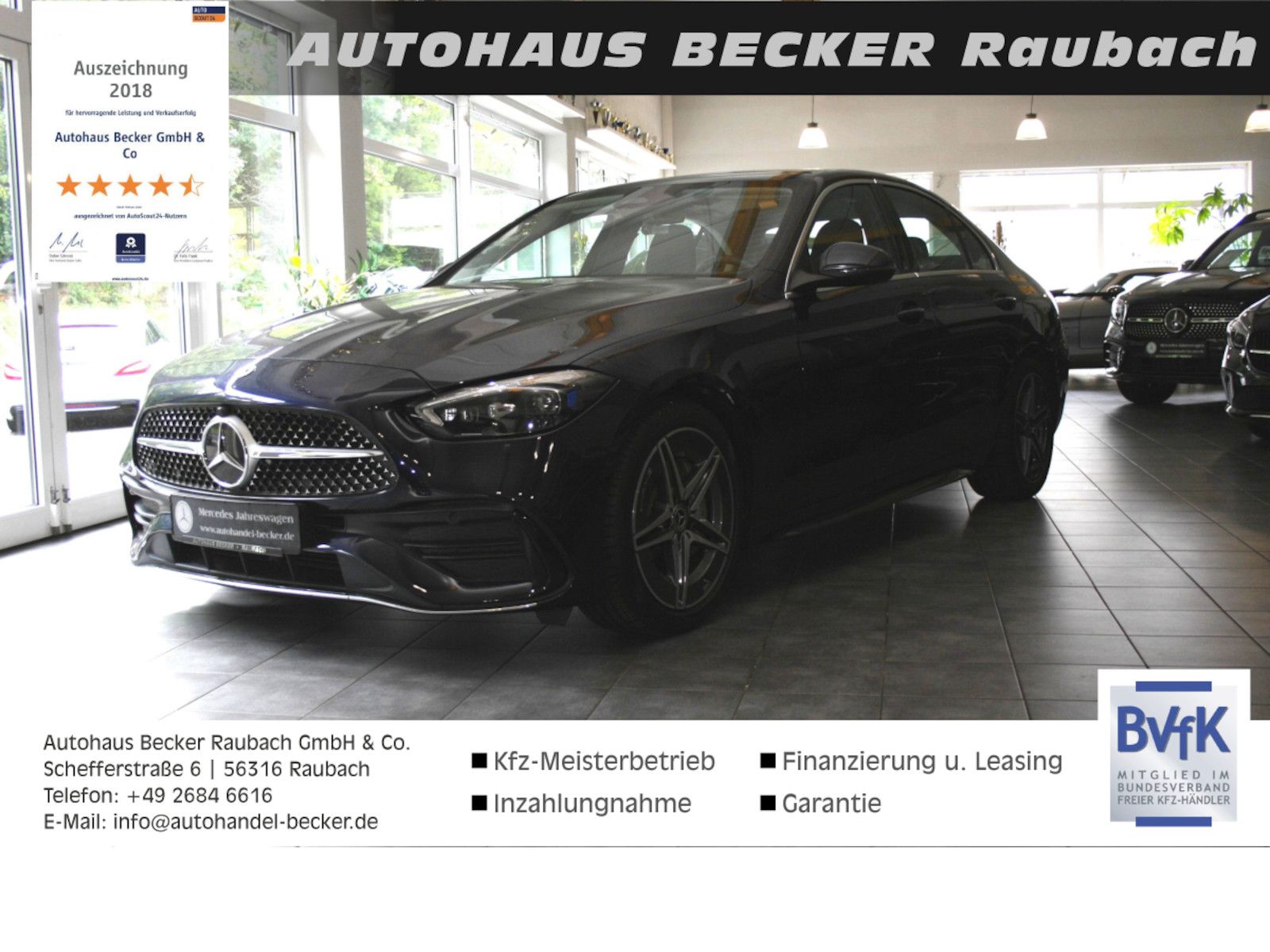 Fahrzeugabbildung Mercedes-Benz C 200 AMG *AHK *Schiebedach *Digital Light *MBUX