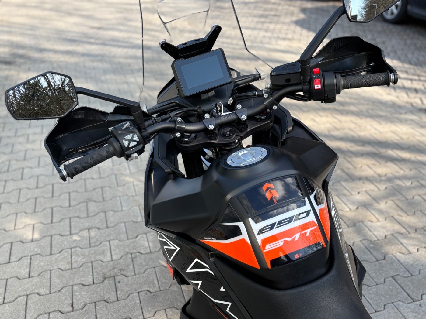 Fahrzeugabbildung KTM 890 SMT Modell 2023 Techpack, 3x Koffer