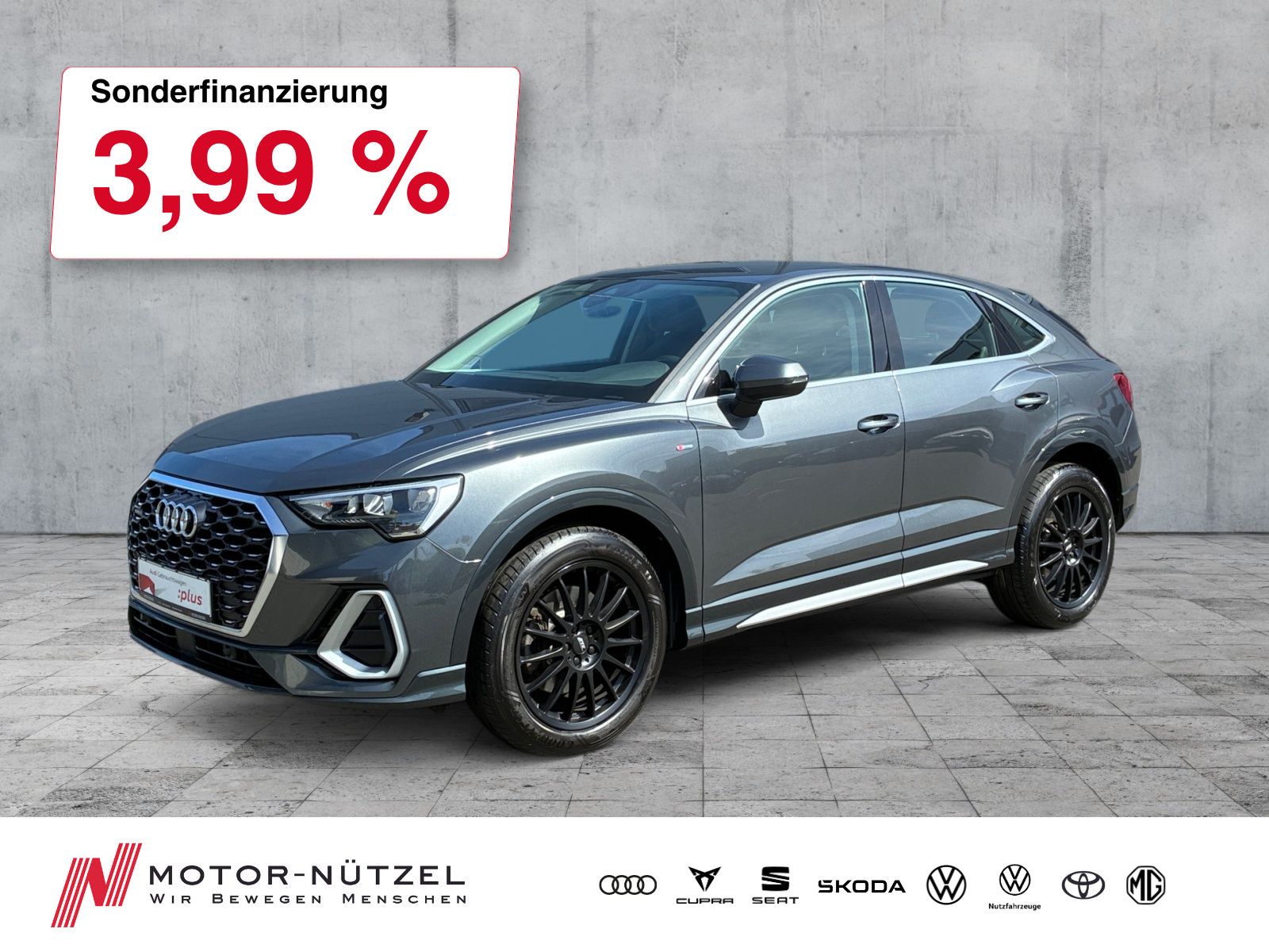 Audi Q3 Sportback 40 TDI S-TR QU S-LINE LED+NAVI+SHZ