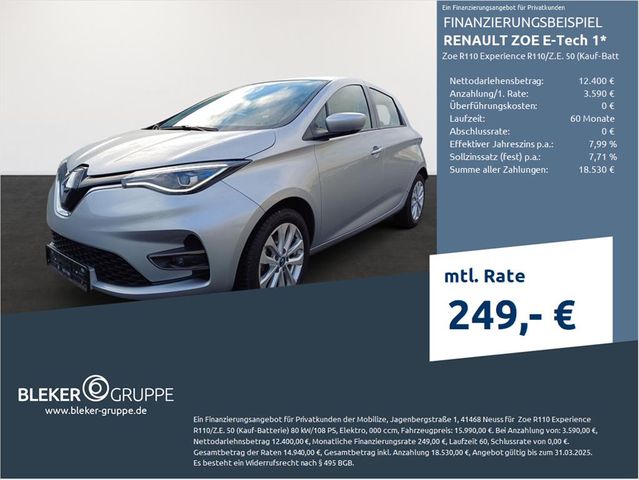 Renault ZOE E-Tech 1 Zoe R110 Experience R110/Z.E. 50 (