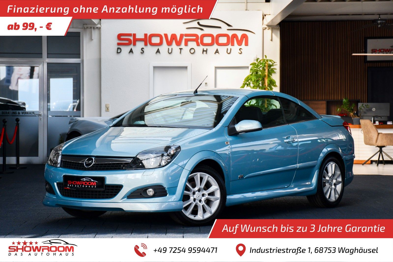 Opel Astra H Twin Top Cosmo OPC-Line Navi BT 1.Hand