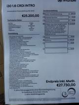 Hyundai i30 I 1.6 CRDi I 1. Hand I nur 75.000 km  - Hyundai i30: Crdi