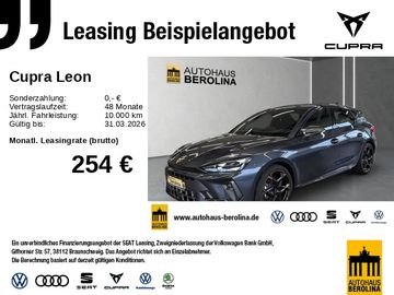 Cupra Leasingangebot: Cupra Leon 1.5 eTSI DSG *MATRIX*ACC*NAV*R-CAM*PDC*SHZ*