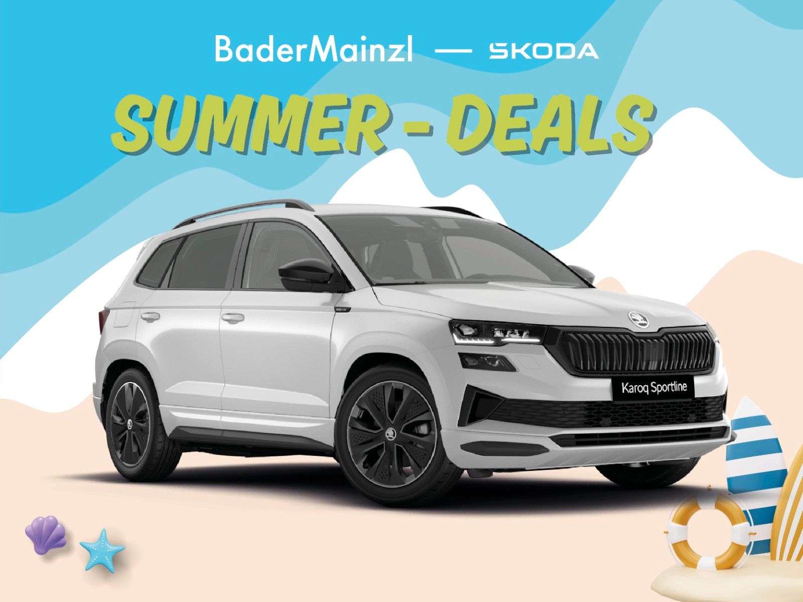 Skoda Karoq Sportl. "Summer-Deals" AKTION BaderMainzl!