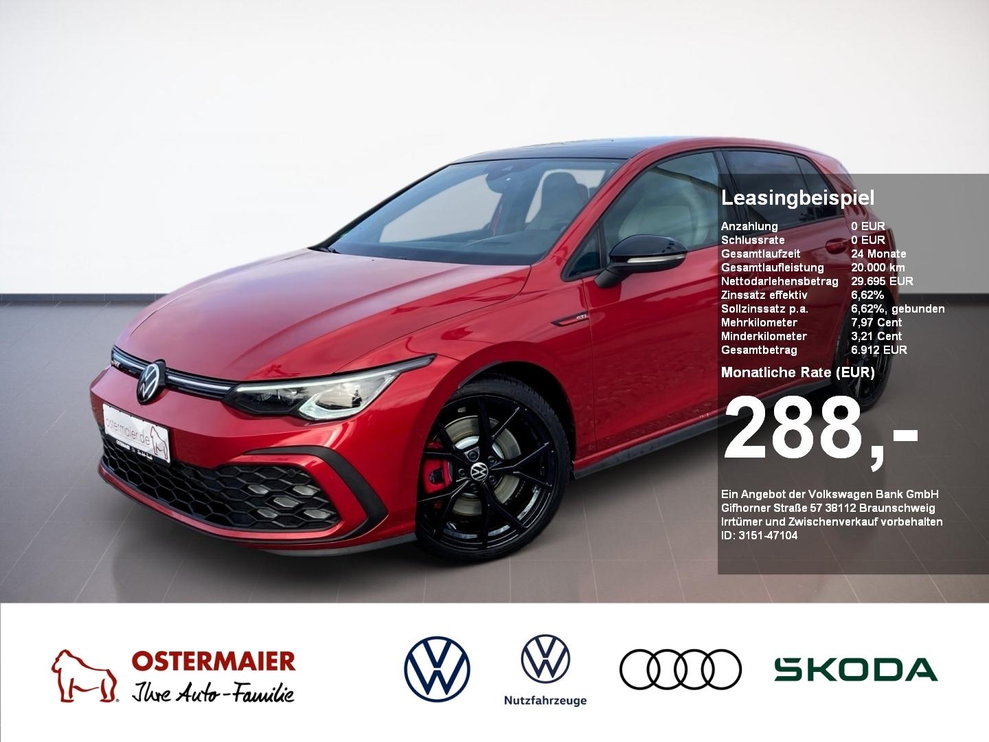 Volkswagen Golf VIII GTI BLACK 2.0TSI 245PS DSG MATRIX.STDH