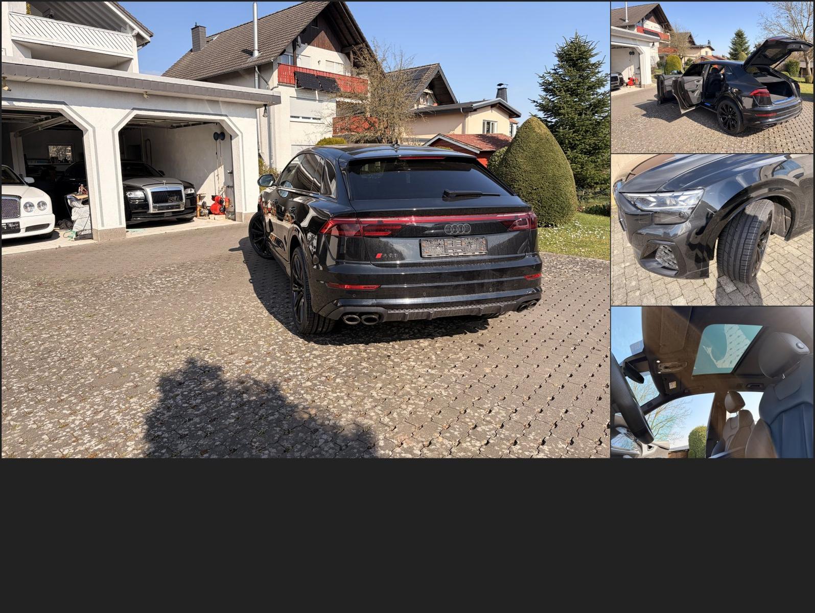 Audi SQ8 4.0 V8 Black in Black mit neuen 23 Zoll, Pan
