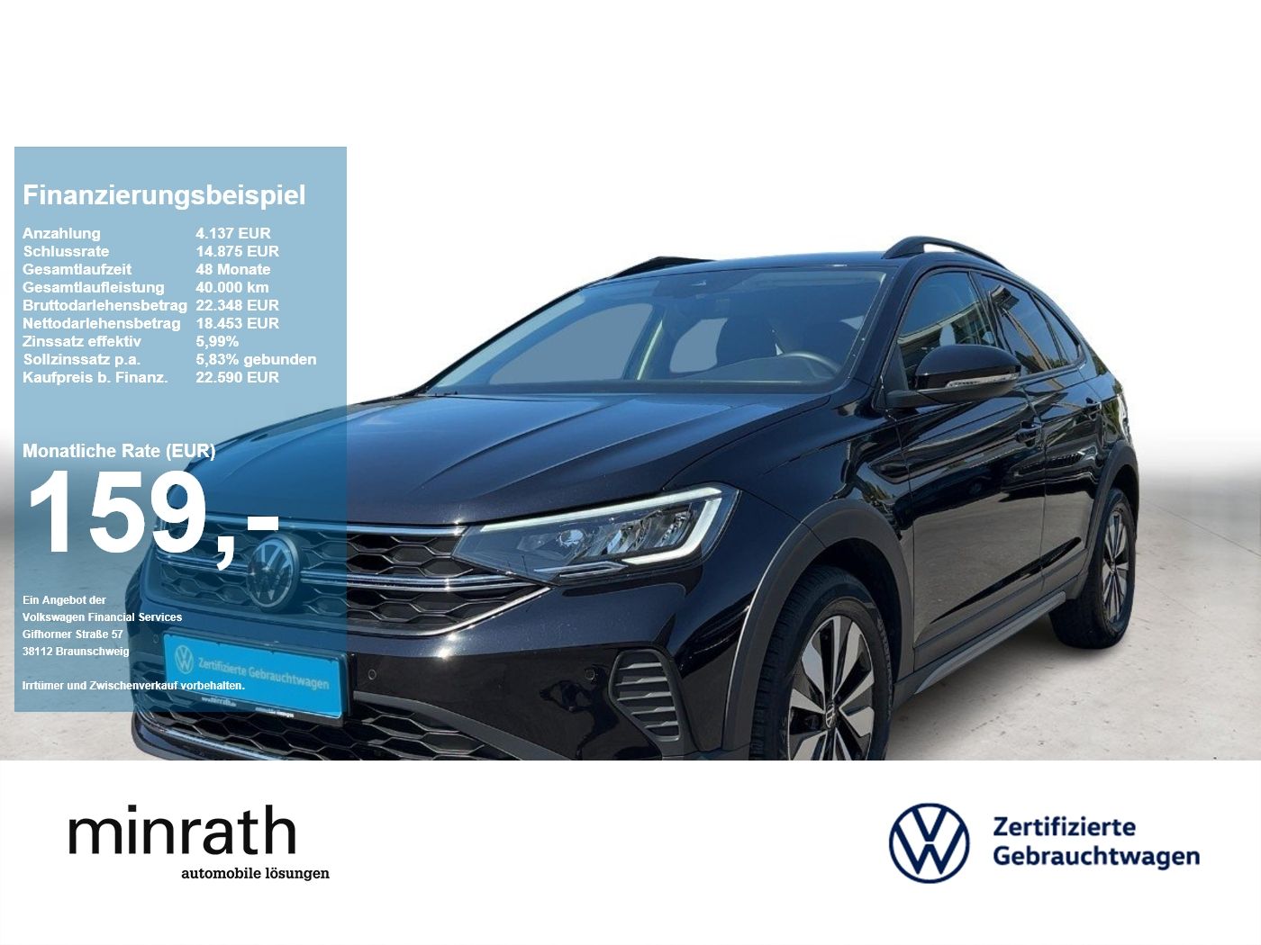 Volkswagen Taigo GOAL 1.0 TSI AHK+ACC+APP+VIRT+RFK+SHZ+2xPD
