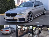 BMW M550i BOWERS~MASSAGE~3xTV~ALCANTARA~SOFT-CLOSE - BMW 550 mit Anhängerkupplung