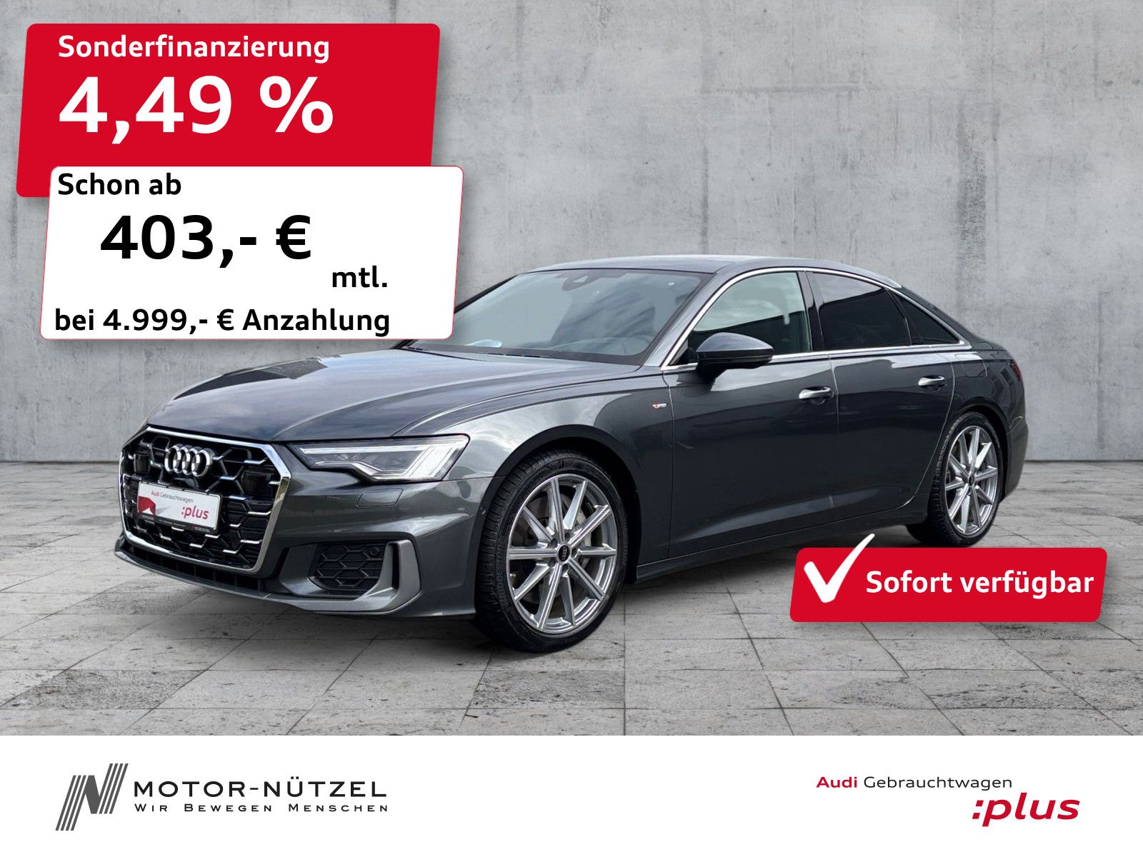 Audi A6 Limousine 50 TFSI e QU S-LINE MATRIX+HuD+PANO
