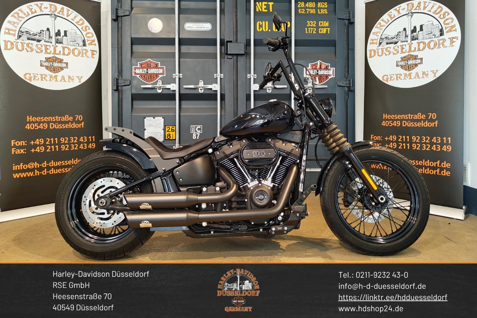 Harley-Davidson FXBBS - Street Bob 114 Custom Bike - 1.Hand-TOP!