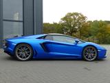 Lamborghini Aventador LP 700-4 Roadster - mit Benzin-Antrieb: Blau, Vollleder, Cabrio