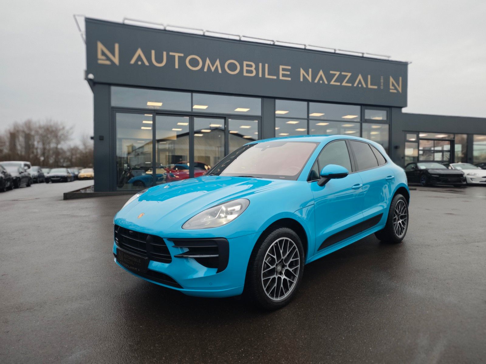 PORSCHE MACAN S*PTS MIAMI BLUE*SPORT DESIGN*PASM*20.ZOLL