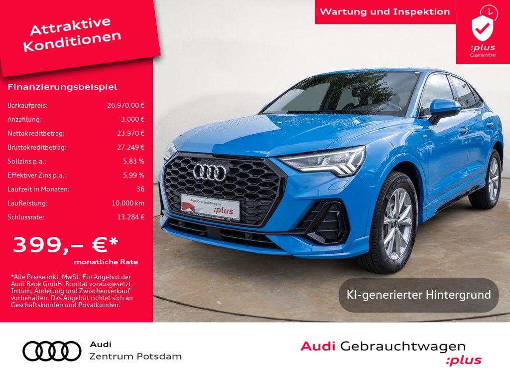Audi Q3 Sportback S line 45 TFSI e MATRIX KLIMA ACC