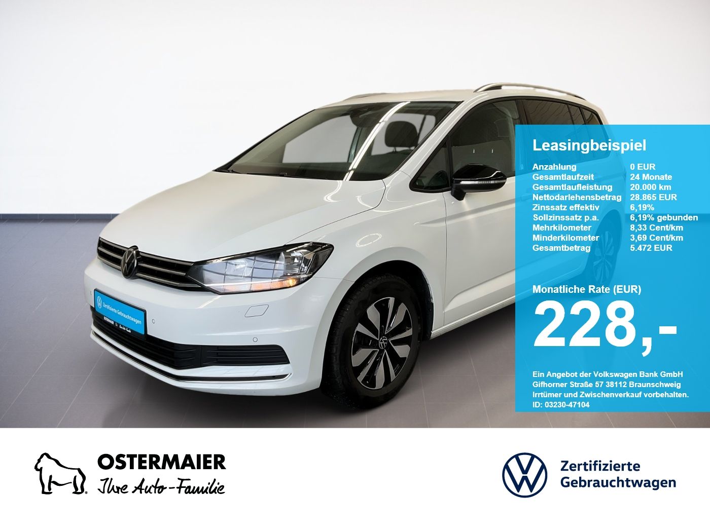 Volkswagen Touran CL GOAL 1.5TSI 150PS ACC.7-S.KAMERA.NAVI+