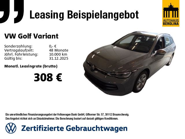 Golf VIII Variant 1.5 eTSI Life DSG *360°*SHZ*